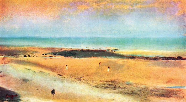  埃德加·德加 Edgar Degas—— 落潮的海岸